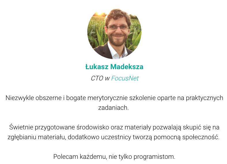 Łukasz Madeksza CTO w FocusNet